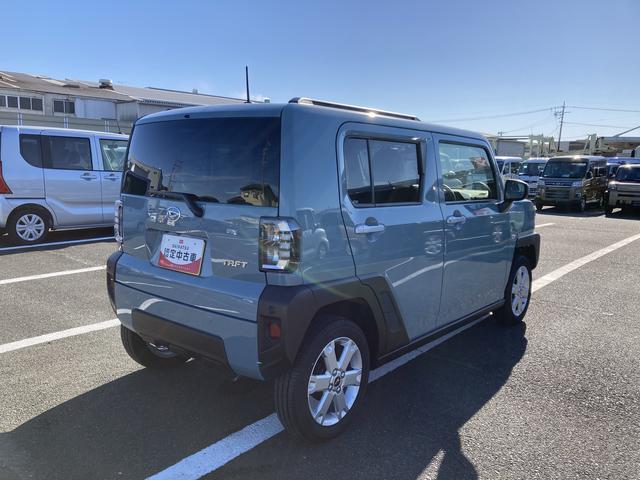 タフトＧ１５インチアルミホイール　オートレベリング機能付フルＬＥＤヘッドランプ　ＬＥＤフォグランプ　本革巻ステアリングホイール　本革巻インパネセンターシフト　ＴＦＴカラーマルチインフォメーションディスプレイ（静岡県）の中古車