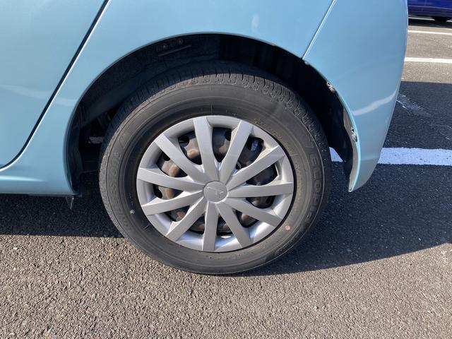 ミライースＬ　ＳＡIII１３インチフルホイールキャップ　マルチリフレクターハロゲンヘッドランプ　可倒式ドアミラー　自発光式デジタルメーターアンバーイルミネーションメーター　マニュアルエアコン（ダイヤル式）　キーレスエントリー（静岡県）の中古車