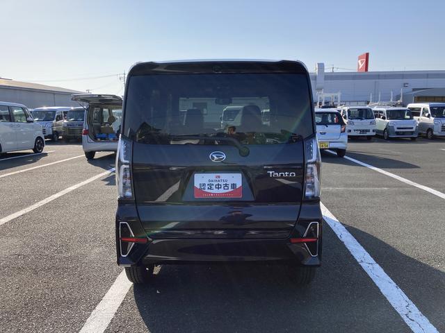 タントカスタムＸ１４インチアルミホイール　大型エアロバンパー　フルＬＥＤヘッドランプ　オート格納式カラードドアミラー　両側パワースライドドア　キーフリーシステム　プッシュボタンスタート（静岡県）の中古車