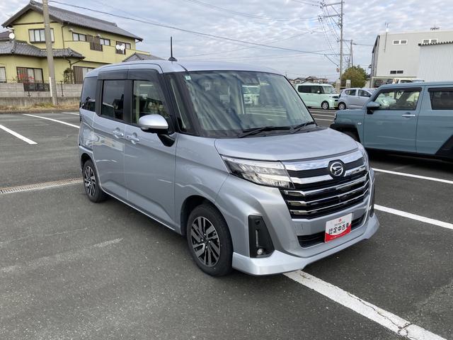 トールカスタムGLEDヘッドランプ キーフリーシステム プッシュボタンスタート オートエアコン(プッシュ式) 両側パワースライドドア マルチインフォメーションディスプレイ(静岡県)の中古車