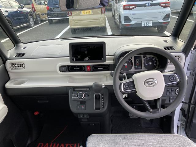 ムーヴキャンバスストライプスGターボ14インチフルホイールキャップ LEDヘッドランプ LEDフォグランプ ホっとカップホルダー 両側パワースライドドア キーフリーシステム プッシュボタンスタート UVカットガラス(静岡県)の中古車