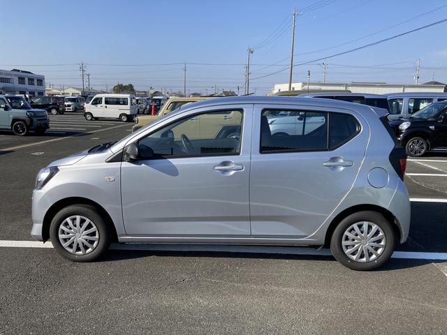 ミライースＬ　ＳＡIII１３インチフルホイールキャップ　マルチリフレクターハロゲンヘッドランプ　可倒式ドアミラー　自発光式デジタルメーターアンバーイルミネーションメーター　マニュアルエアコン（ダイヤル式）　キーレスエントリー（静岡県）の中古車