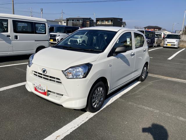 ミライースＬ　ＳＡIII１３インチフルホイールキャップ　マルチリフレクターハロゲンヘッドランプ　可倒式ドアミラー　自発光式デジタルメーターアンバーイルミネーションメーター　マニュアルエアコン（ダイヤル式）　キーレスエントリー（静岡県）の中古車