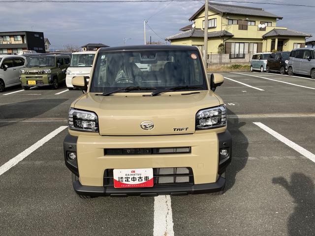 タフトＧ１５インチアルミホイール　オートレベリング機能付フルＬＥＤヘッドランプ　ＬＥＤフォグランプ　本革巻ステアリングホイール　本革巻インパネセンターシフト　ＴＦＴカラーマルチインフォメーションディスプレイ（静岡県）の中古車