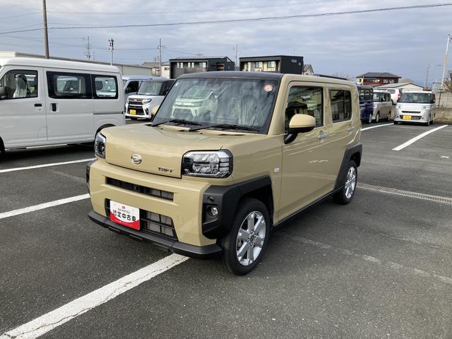 タフトＧ１５インチアルミホイール　オートレベリング機能付フルＬＥＤヘッドランプ　ＬＥＤフォグランプ　本革巻ステアリングホイール　本革巻インパネセンターシフト　ＴＦＴカラーマルチインフォメーションディスプレイ（静岡県）の中古車