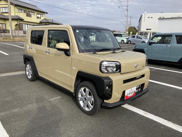 タフトＧ１５インチアルミホイール　オートレベリング機能付フルＬＥＤヘッドランプ　ＬＥＤフォグランプ　本革巻ステアリングホイール　本革巻インパネセンターシフト　ＴＦＴカラーマルチインフォメーションディスプレイ（静岡県）の中古車