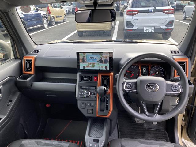 タフトＧ１５インチアルミホイール　オートレベリング機能付フルＬＥＤヘッドランプ　ＬＥＤフォグランプ　本革巻ステアリングホイール　本革巻インパネセンターシフト　ＴＦＴカラーマルチインフォメーションディスプレイ（静岡県）の中古車