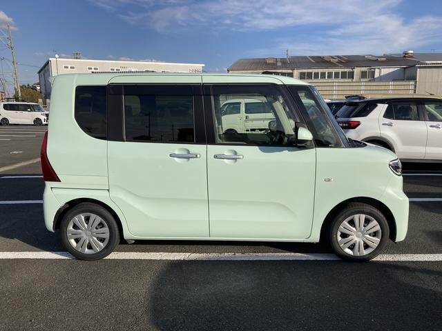 タントＸ１４インチフルホイールキャップ　フルＬＥＤヘッドランプ　オート格納式カラードドアミラー　左側パワースライドドア　ＴＦＴカラーマルチインフォメーションディスプレイ　フルファブリックシート（静岡県）の中古車