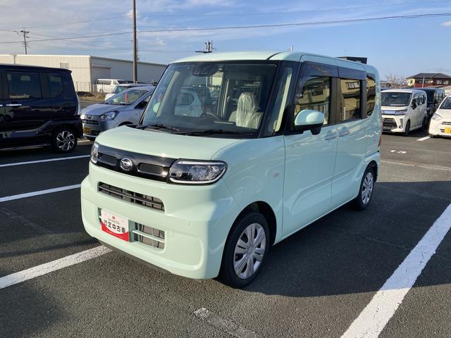 タントＸ１４インチフルホイールキャップ　フルＬＥＤヘッドランプ　オート格納式カラードドアミラー　左側パワースライドドア　ＴＦＴカラーマルチインフォメーションディスプレイ　フルファブリックシート（静岡県）の中古車
