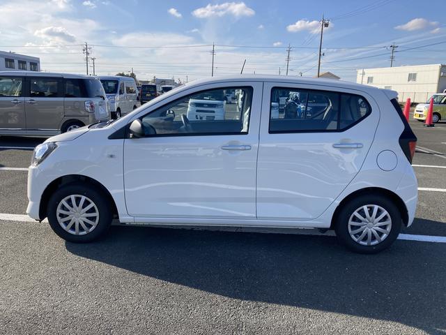 ミライースＬ　ＳＡIII１３インチフルホイールキャップ　マルチリフレクターハロゲンヘッドランプ　可倒式ドアミラー　自発光式デジタルメーターアンバーイルミネーションメーター　マニュアルエアコン（ダイヤル式）　キーレスエントリー（静岡県）の中古車