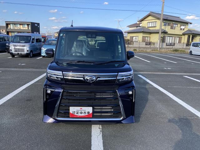 タントカスタムＸ１４インチアルミホイール　大型エアロバンパー　フルＬＥＤヘッドランプ　オート格納式カラードドアミラー　両側パワースライドドア　キーフリーシステム　プッシュボタンスタート（静岡県）の中古車