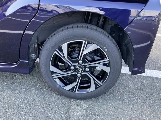 タントカスタムＸ１４インチアルミホイール　大型エアロバンパー　フルＬＥＤヘッドランプ　オート格納式カラードドアミラー　両側パワースライドドア　キーフリーシステム　プッシュボタンスタート（静岡県）の中古車