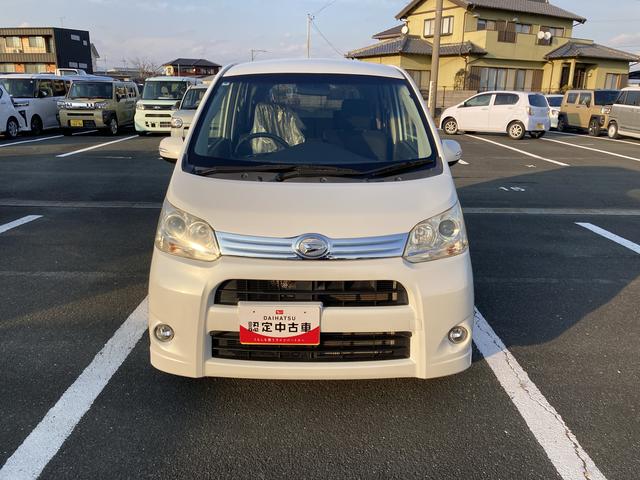 ムーヴカスタム　Ｘ１４インチアルミホイール　ＵＶカットガラス　ウレタンステアリングホイール　ウレタンインパネセンターシフト　キーフリーシステム　プッシュボタンスタート（静岡県）の中古車