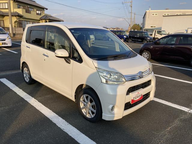 ムーヴカスタム　Ｘ１４インチアルミホイール　ＵＶカットガラス　ウレタンステアリングホイール　ウレタンインパネセンターシフト　キーフリーシステム　プッシュボタンスタート（静岡県）の中古車