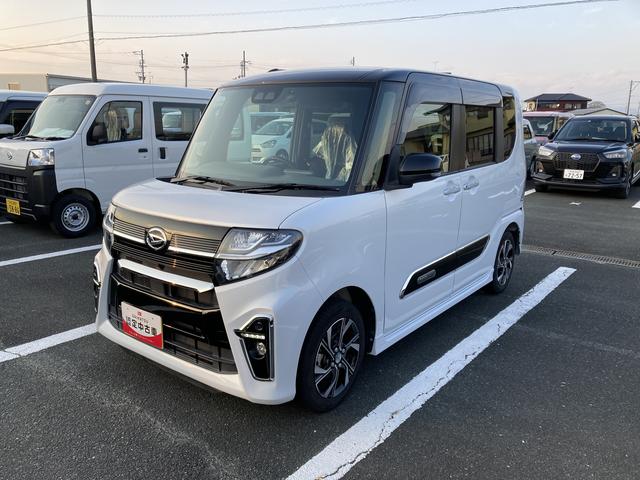 タントカスタムＸセレクションスマートアシスト　キーフリーシステム　ＬＥＤヘッドライト　両側パワースライドドア　コーナーセンサー　ミラクルオープンドア　シートバックテーブル（静岡県）の中古車