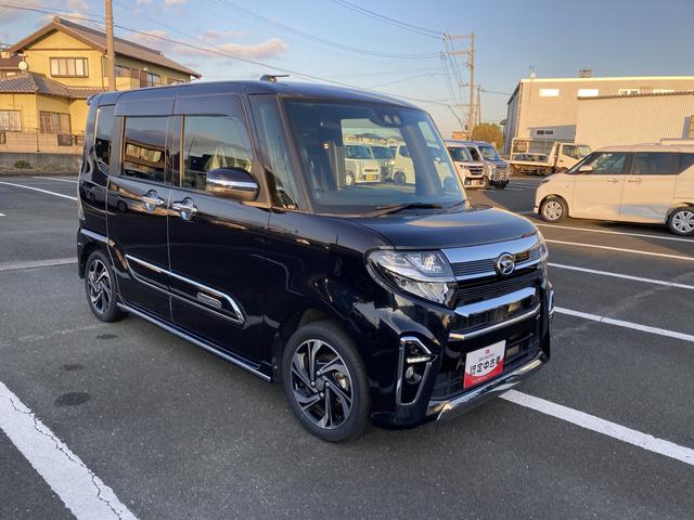 タントカスタムＲＳスタイルセレクション１５インチアルミホイール　キーフリーシステム　プッシュボタンスタート　オートエアコン（プッシュ式）　フルＬＥＤヘッドランプ　オート格納式カラードドアミラー　本革巻ステアリングホイール（静岡県）の中古車