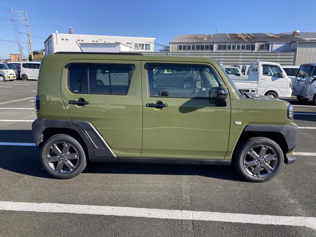 タフトＧターボ１５インチアルミホイール　オートレベリング機能付フルＬＥＤヘッドランプ　ＬＥＤフォグランプ　本革巻ステアリングホイール　本革巻インパネセンターシフト　ＴＦＴカラーマルチインフォメーションディスプレイ（静岡県）の中古車