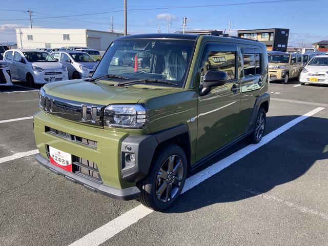 タフトＧターボ１５インチアルミホイール　オートレベリング機能付フルＬＥＤヘッドランプ　ＬＥＤフォグランプ　本革巻ステアリングホイール　本革巻インパネセンターシフト　ＴＦＴカラーマルチインフォメーションディスプレイ（静岡県）の中古車