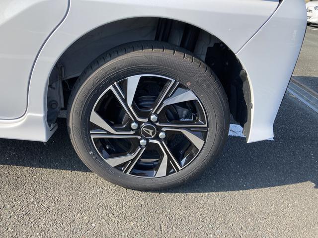 タントカスタムＸ１４インチアルミホイール　大型エアロバンパー　フルＬＥＤヘッドランプ　オート格納式カラードドアミラー　両側パワースライドドア　キーフリーシステム　プッシュボタンスタート（静岡県）の中古車