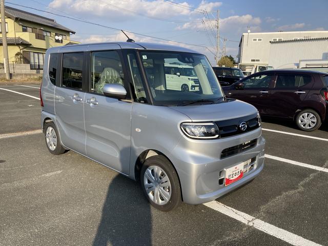 タントＸ１４インチフルホイールキャップ　フルＬＥＤヘッドランプ　オート格納式カラードドアミラー　左側パワースライドドア　ＴＦＴカラーマルチインフォメーションディスプレイ　フルファブリックシート（静岡県）の中古車