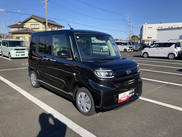 タントＸ１４インチフルホイールキャップ　フルＬＥＤヘッドランプ　オート格納式カラードドアミラー　左側パワースライドドア　ＴＦＴカラーマルチインフォメーションディスプレイ　フルファブリックシート（静岡県）の中古車