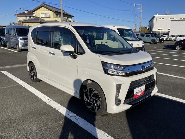 ムーヴカスタム　ＲＳ　ハイパーリミテッドＳＡIIIＬＥＤヘッドライト　パノラマモニター対応　１５インチアルミホイール　　オートエアコン（プッシュ式）　オートライト　キーフリーシステム　プッシュボタンスタート（静岡県）の中古車