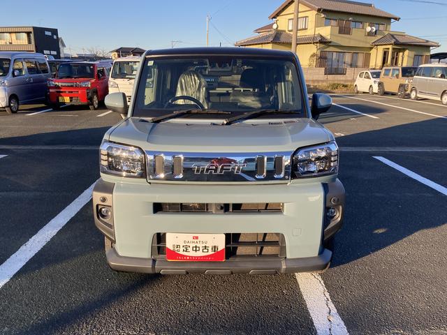 タフトＧ１５インチアルミホイール　オートレベリング機能付フルＬＥＤヘッドランプ　ＬＥＤフォグランプ　本革巻ステアリングホイール　本革巻インパネセンターシフト　ＴＦＴカラーマルチインフォメーションディスプレイ（静岡県）の中古車