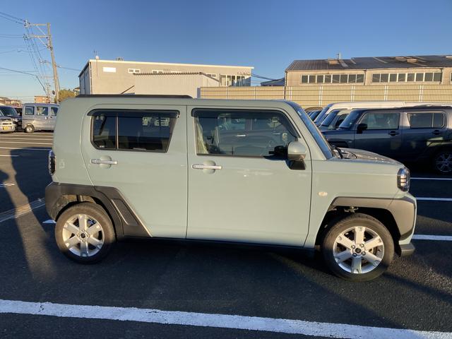 タフトＧ１５インチアルミホイール　オートレベリング機能付フルＬＥＤヘッドランプ　ＬＥＤフォグランプ　本革巻ステアリングホイール　本革巻インパネセンターシフト　ＴＦＴカラーマルチインフォメーションディスプレイ（静岡県）の中古車