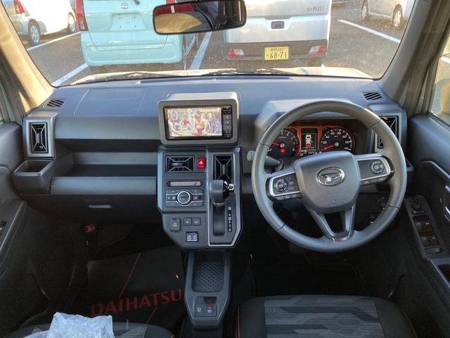 タフトＧ１５インチアルミホイール　オートレベリング機能付フルＬＥＤヘッドランプ　ＬＥＤフォグランプ　本革巻ステアリングホイール　本革巻インパネセンターシフト　ＴＦＴカラーマルチインフォメーションディスプレイ（静岡県）の中古車