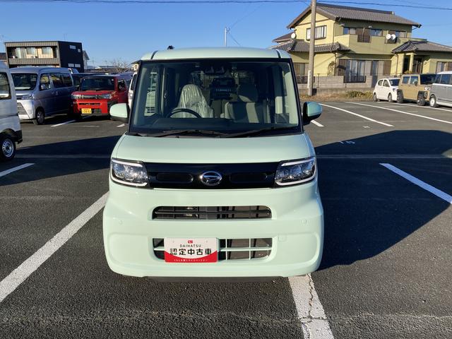 タントＸ１４インチフルホイールキャップ　フルＬＥＤヘッドランプ　オート格納式カラードドアミラー　左側パワースライドドア　ＴＦＴカラーマルチインフォメーションディスプレイ　フルファブリックシート（静岡県）の中古車