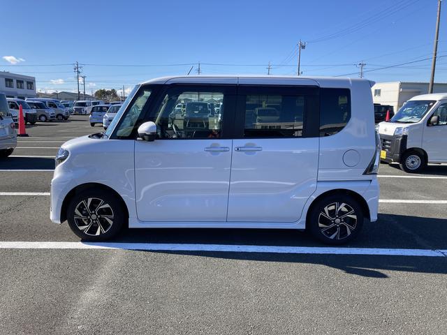 タントカスタムＸ１４インチアルミホイール　大型エアロバンパー　フルＬＥＤヘッドランプ　オート格納式カラードドアミラー　両側パワースライドドア　キーフリーシステム　プッシュボタンスタート（静岡県）の中古車