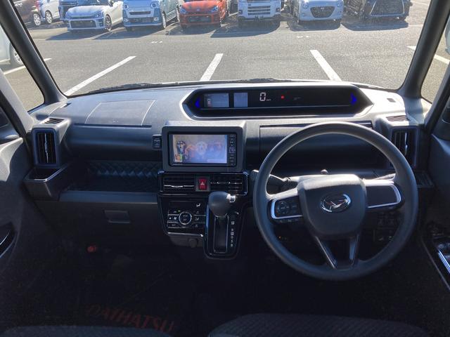 タントカスタムＸ１４インチアルミホイール　大型エアロバンパー　フルＬＥＤヘッドランプ　オート格納式カラードドアミラー　両側パワースライドドア　キーフリーシステム　プッシュボタンスタート（静岡県）の中古車