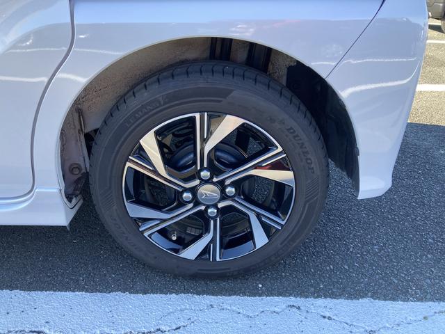 タントカスタムＸ１４インチアルミホイール　大型エアロバンパー　フルＬＥＤヘッドランプ　オート格納式カラードドアミラー　両側パワースライドドア　キーフリーシステム　プッシュボタンスタート（静岡県）の中古車