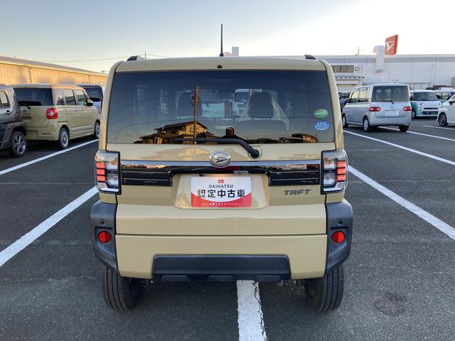 タフトＧターボ１５インチアルミホイール　オートレベリング機能付フルＬＥＤヘッドランプ　ＬＥＤフォグランプ　本革巻ステアリングホイール　本革巻インパネセンターシフト　ＴＦＴカラーマルチインフォメーションディスプレイ（静岡県）の中古車