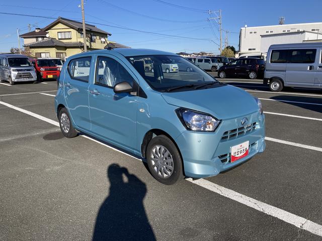 ミライースＬ　ＳＡIII１３インチフルホイールキャップ　マルチリフレクターハロゲンヘッドランプ　可倒式ドアミラー　自発光式デジタルメーターアンバーイルミネーションメーター　マニュアルエアコン（ダイヤル式）　キーレスエントリー（静岡県）の中古車
