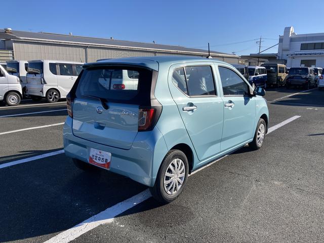 ミライースＬ　ＳＡIII１３インチフルホイールキャップ　マルチリフレクターハロゲンヘッドランプ　可倒式ドアミラー　自発光式デジタルメーターアンバーイルミネーションメーター　マニュアルエアコン（ダイヤル式）　キーレスエントリー（静岡県）の中古車