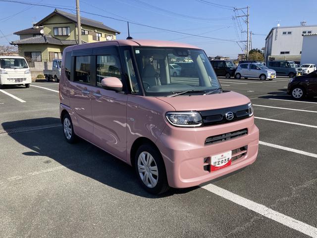 タントＸ１４インチフルホイールキャップ　フルＬＥＤヘッドランプ　オート格納式カラードドアミラー　左側パワースライドドア　ＴＦＴカラーマルチインフォメーションディスプレイ　フルファブリックシート（静岡県）の中古車