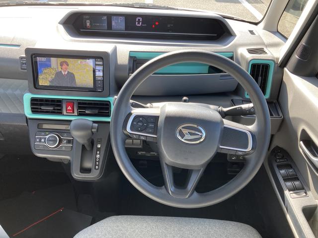 タントＸ１４インチフルホイールキャップ　フルＬＥＤヘッドランプ　オート格納式カラードドアミラー　左側パワースライドドア　ＴＦＴカラーマルチインフォメーションディスプレイ　フルファブリックシート（静岡県）の中古車