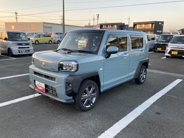 タフトＧターボ１５インチアルミホイール　オートレベリング機能付フルＬＥＤヘッドランプ　ＬＥＤフォグランプ　本革巻ステアリングホイール　本革巻インパネセンターシフト　ＴＦＴカラーマルチインフォメーションディスプレイ（静岡県）の中古車