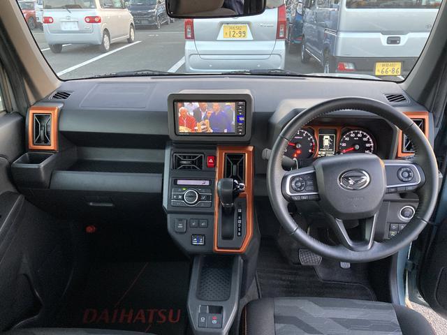 タフトＧターボ１５インチアルミホイール　オートレベリング機能付フルＬＥＤヘッドランプ　ＬＥＤフォグランプ　本革巻ステアリングホイール　本革巻インパネセンターシフト　ＴＦＴカラーマルチインフォメーションディスプレイ（静岡県）の中古車