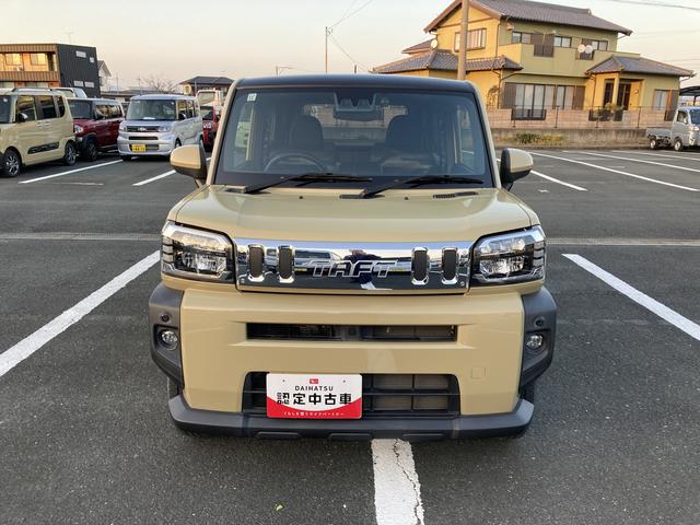 タフトＧ１５インチアルミホイール　オートレベリング機能付フルＬＥＤヘッドランプ　ＬＥＤフォグランプ　本革巻ステアリングホイール　本革巻インパネセンターシフト　ＴＦＴカラーマルチインフォメーションディスプレイ（静岡県）の中古車