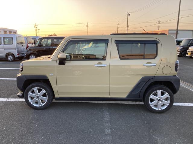 タフトＧ１５インチアルミホイール　オートレベリング機能付フルＬＥＤヘッドランプ　ＬＥＤフォグランプ　本革巻ステアリングホイール　本革巻インパネセンターシフト　ＴＦＴカラーマルチインフォメーションディスプレイ（静岡県）の中古車