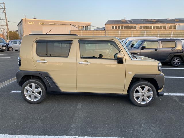 タフトＧ１５インチアルミホイール　オートレベリング機能付フルＬＥＤヘッドランプ　ＬＥＤフォグランプ　本革巻ステアリングホイール　本革巻インパネセンターシフト　ＴＦＴカラーマルチインフォメーションディスプレイ（静岡県）の中古車