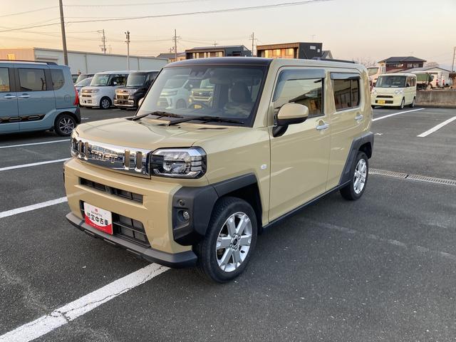 タフトＧ１５インチアルミホイール　オートレベリング機能付フルＬＥＤヘッドランプ　ＬＥＤフォグランプ　本革巻ステアリングホイール　本革巻インパネセンターシフト　ＴＦＴカラーマルチインフォメーションディスプレイ（静岡県）の中古車