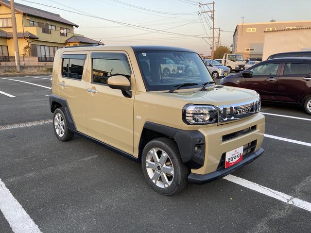 タフトＧ１５インチアルミホイール　オートレベリング機能付フルＬＥＤヘッドランプ　ＬＥＤフォグランプ　本革巻ステアリングホイール　本革巻インパネセンターシフト　ＴＦＴカラーマルチインフォメーションディスプレイ（静岡県）の中古車