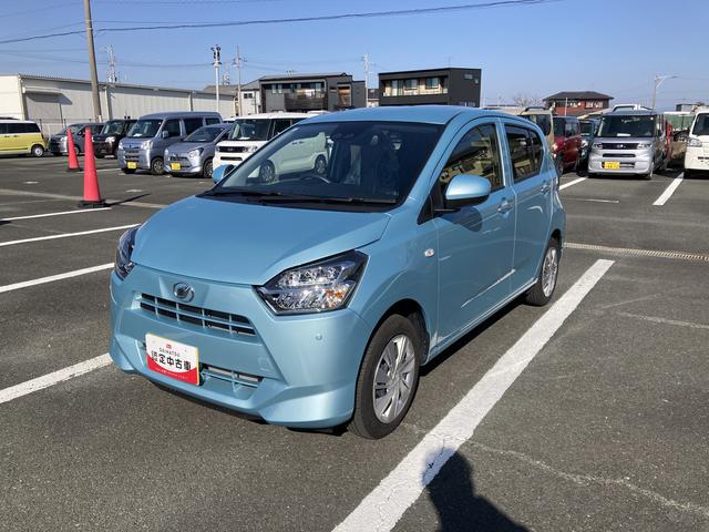 ミライースＸ　ＳＡIII１４インチフルホイールキャップ　ＬＥＤヘッドランプ　電動格納式（カラード）ドアミラー　自発光式デジタルメーターブルーイルミネーションメーター　マニュアルエアコン（ダイヤル式）　キーレスエントリー（静岡県）の中古車