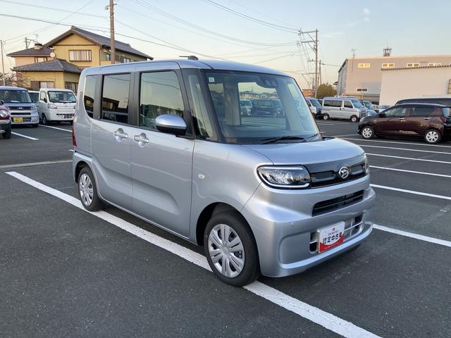 タントＸ１４インチフルホイールキャップ　フルＬＥＤヘッドランプ　オート格納式カラードドアミラー　左側パワースライドドア　ＴＦＴカラーマルチインフォメーションディスプレイ　フルファブリックシート（静岡県）の中古車