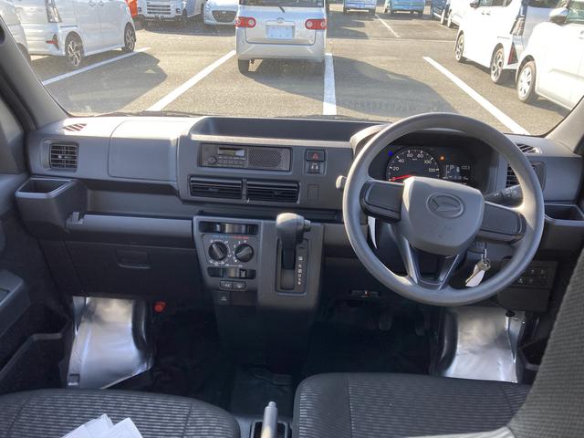 ハイゼットカーゴＤＸＣＶＴ　撥水フルファブリックシート表皮　オーバーヘッドシェルフ　アッパートレイ　キーレスエントリー　ユースフルナット（３１ヶ所）（静岡県）の中古車