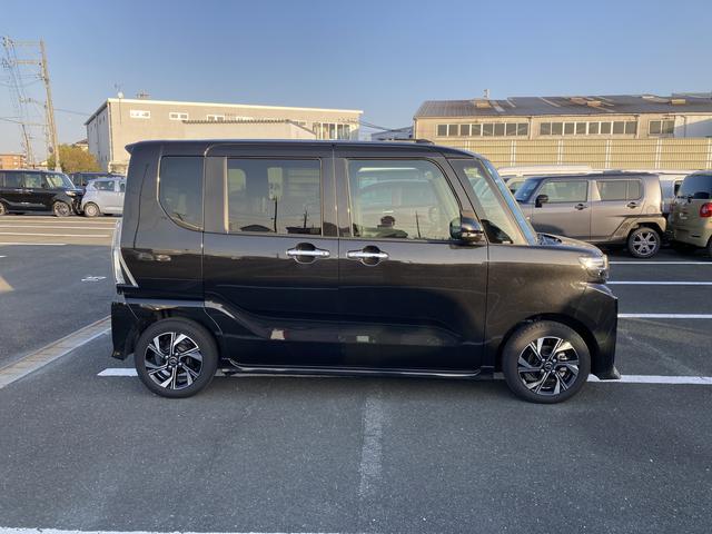 タントカスタムＸ１４インチアルミホイール　大型エアロバンパー　フルＬＥＤヘッドランプ　オート格納式カラードドアミラー　両側パワースライドドア　キーフリーシステム　プッシュボタンスタート（静岡県）の中古車