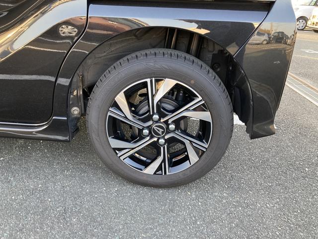 タントカスタムＸ１４インチアルミホイール　大型エアロバンパー　フルＬＥＤヘッドランプ　オート格納式カラードドアミラー　両側パワースライドドア　キーフリーシステム　プッシュボタンスタート（静岡県）の中古車